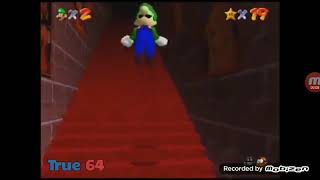 Luigi's backwards long jump (BLJ) in Super Luigi 64 v2.0