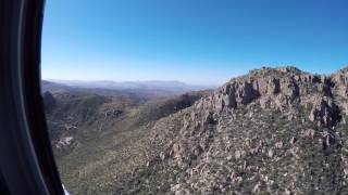 2016.09.24 Four Peaks Amethyst Mine - Helicopter Flight to the Mine