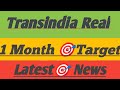 Transindia Real share ☀️ Transindia Real share target 🎯  Transindia Real share latest news