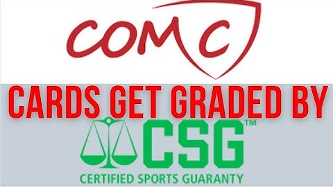 COMC cards being graded with CSG