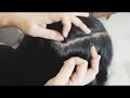 😊🌜 #scalpcheckasmr #carikutu #haircombing #licepicking #grooming #whitehairremoval #cornbraid #asmr