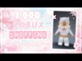 1,000 ROBUX SHOPPING SPREE PART 1 | roblox shopping spree 🛍 🛒