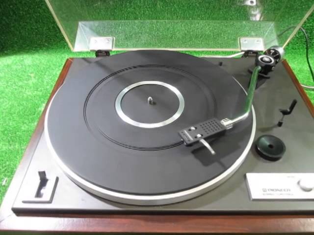 PIONEER/パイオニア レコードプレーヤー PL-155 - YouTube