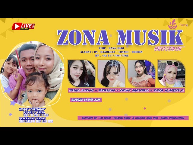 LIVE SHOW  ZONA MUSIC  |  DS. RANDEGAN - LOSARI - BREBES { SESI MALAM } class=