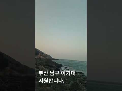 부산바다 남구 이기대가 좋다.