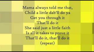 Miniatura del video "That'll Do It by Anointed [Lyrics]"