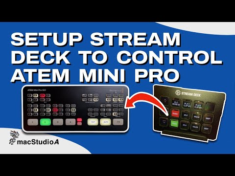 🔴 LIVE STREAM How To Setup Stream Deck & Companion to Control ATEM Mini Pro & VLC media player Mac