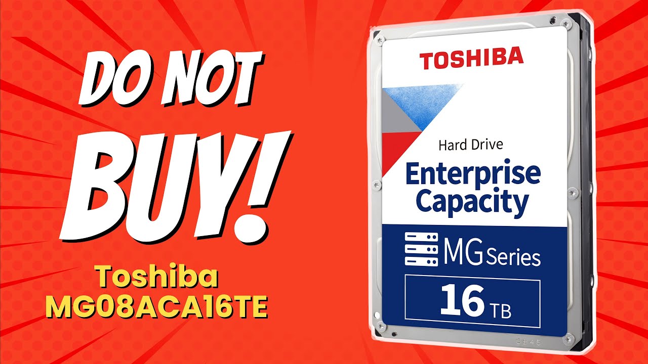Toshiba MG08ACA16TE 🛑 | 8 Reasons Not to Buy This Hard Drive