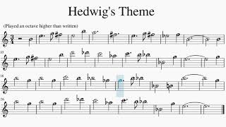 Harry Potter / Hedwig'S Theme - Piano Right Hand - Easy Sheet Music With  Note Letters - Youtube