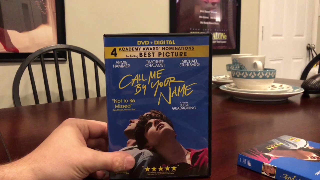 Call me by your name DVD unboxing.