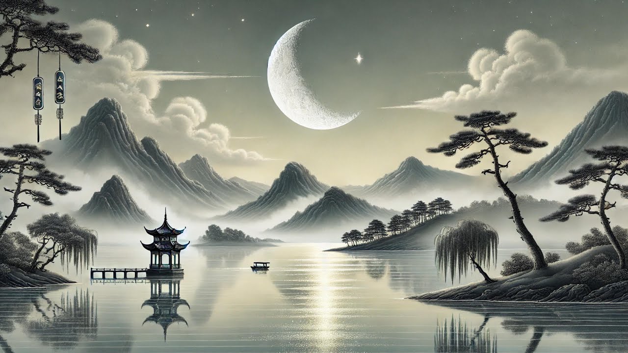 🌕All Moon Echoes Music – Full Chinese Instrumental Compilation🎶#chineseinstrumental #erhu #guzheng