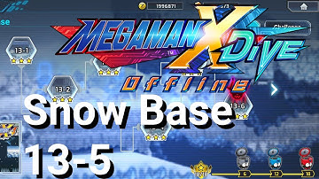 MegaMan X Dive Offline Snow Base 13-5(All Hidden Elements locations)