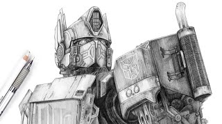 Drawing Transformers | Optimus Prime | Transformers: Rise of the Beasts | Drawing | 柯博文 | 變形金剛 | 畫畫