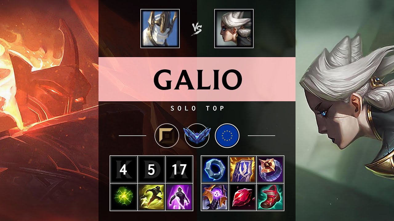 Galio Top vs Camille - EUW Diamond Patch 25.17