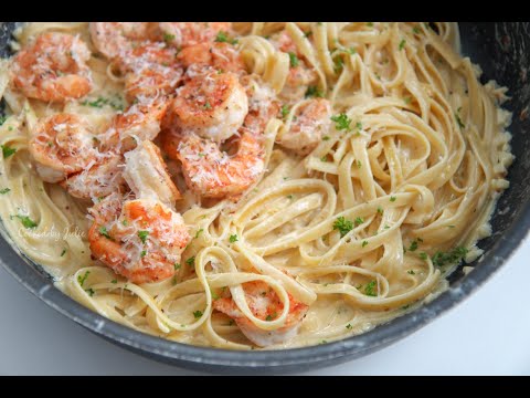 Creamy Shrimp Alfredo Pasta