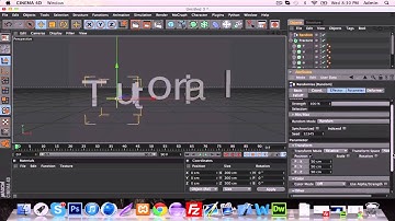Cinema 4D Epsiode 5 - Flying in text and keyframes | NEW CHANNEL :GreyMatterMack