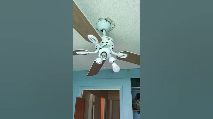 3 ceiling fans wobbling for the subscribers #ceilingfan #wobbling #funny #shorts
