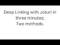 Deep Linking for Amazon Affiliates with Joturl in Three minutes, Increase your conversion rate.