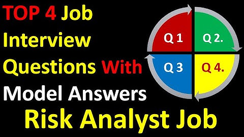 Top 4 Interview Questions with Model Answers for the Risk Analyst Job | Questions and Answers