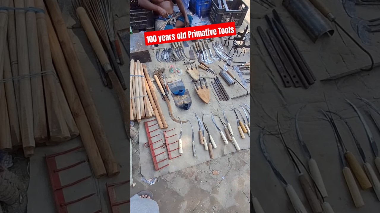 100 years old Primitive Tools shop in village Market 