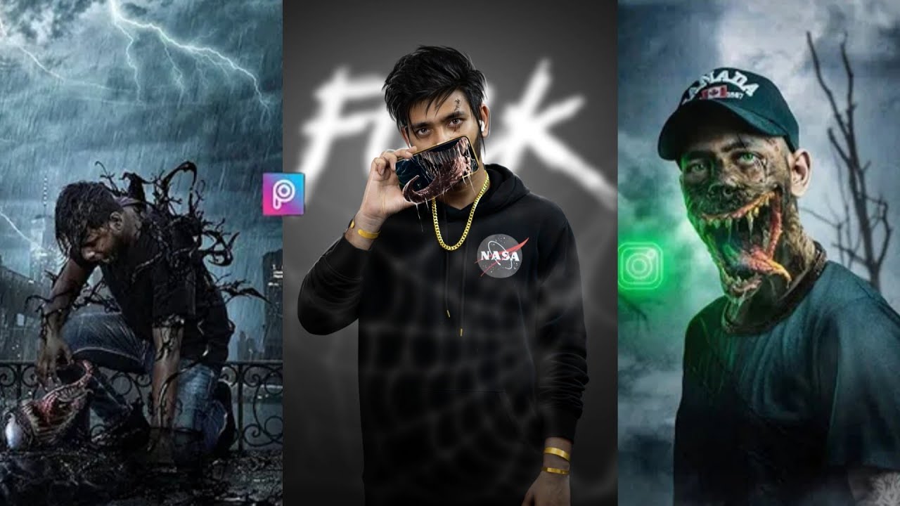 Venom concept photo editing in PicsArt | Sony Jackson venom photo editing | venom Editing 2022