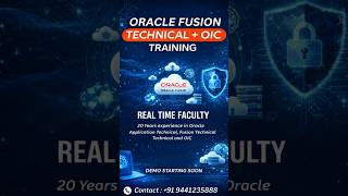 Oracle Application Technical and Fusion Technical Technical Training