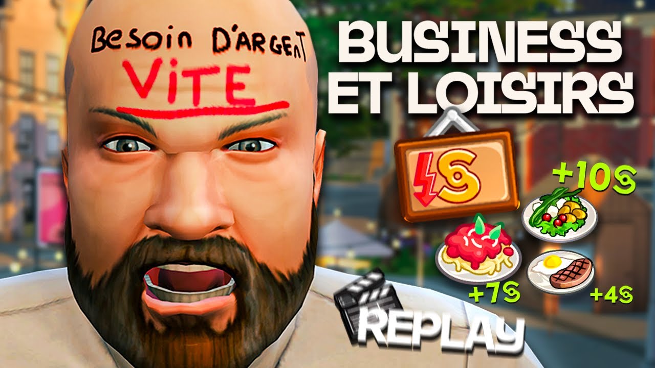 Devenir RICHE avec un BUSINESS de nourriture ? (TROP DUR 😭) | Challenge SIMS 4