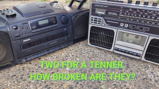 DOUBLE TROUBLE - BROKEN BOOMBOXES