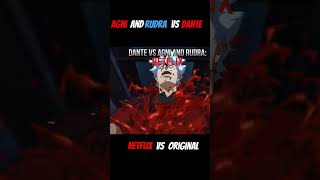 Dante vs Agni and Rudra (Netflix vs original) #anime #dmc #devilmaycry #edit #netflix