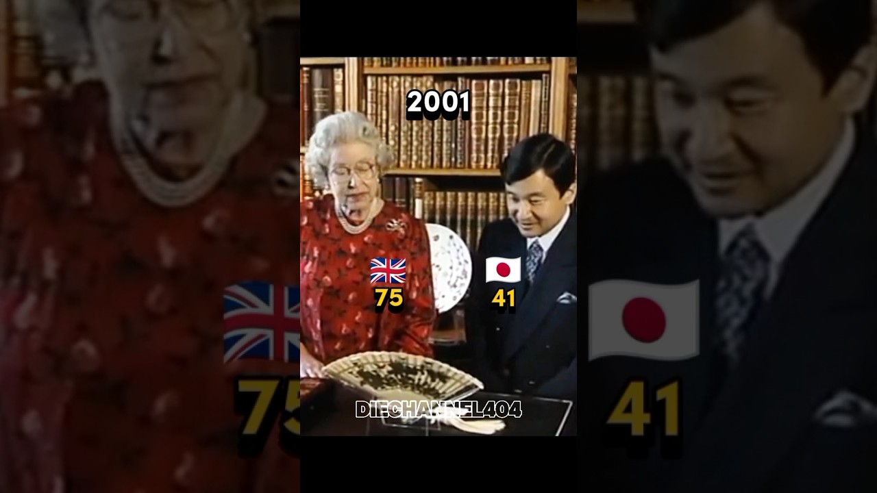 Queen Elizabeth II and Emperor Naruhito 