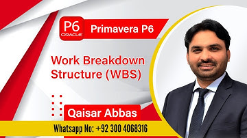 How to Create WBS in Primavera P6 Professional