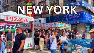 NEW YORK CITY WALKING TOUR - Canal Street Little Italy & Chinatown | 4K