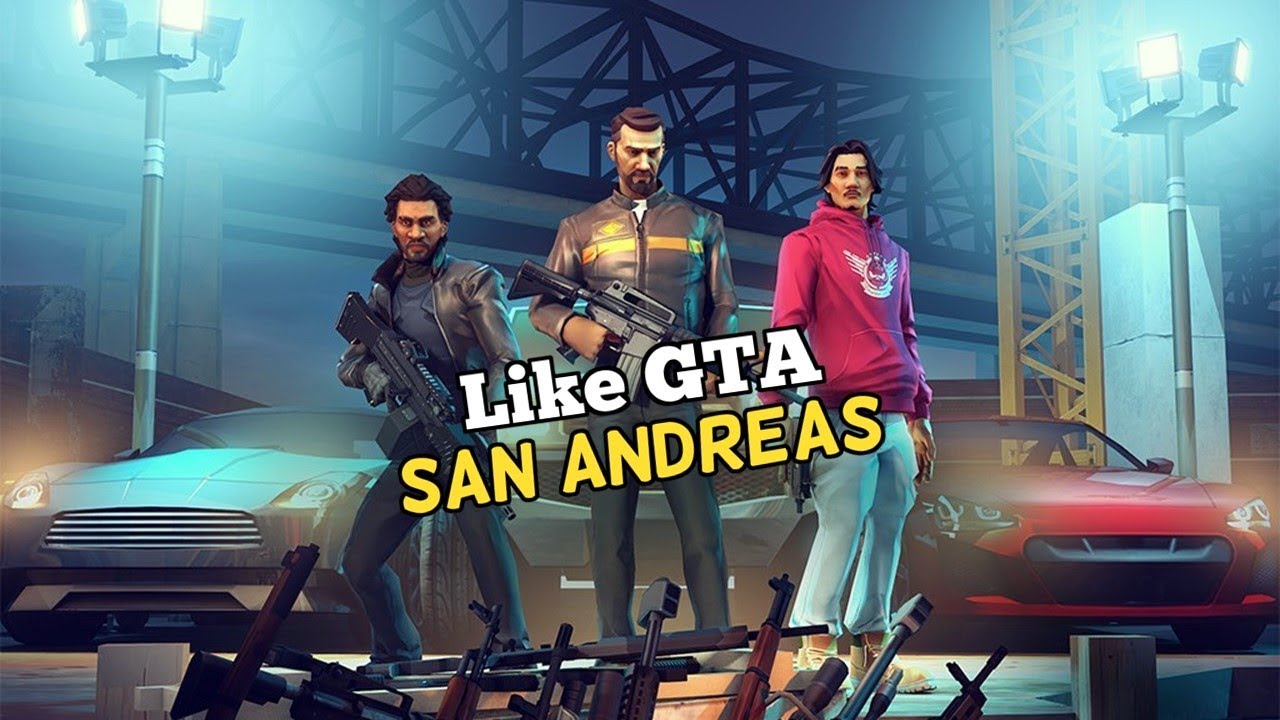 5 best offline action games like GTA San Andreas for Android devices