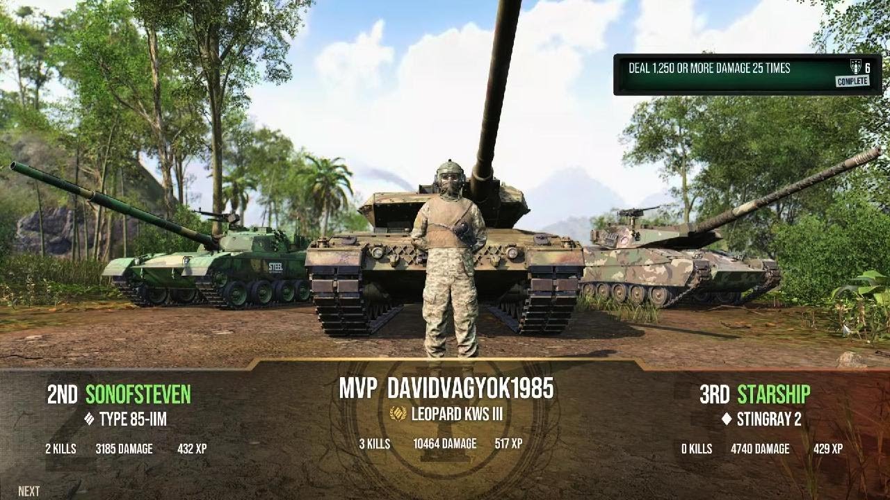 World of Tanks Modern Armor Leo KWS III 15.435 dam. 6 kill