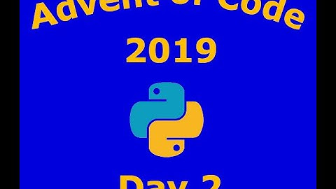 2019 Advent of Code - Day 2 - Part 1