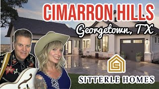 Cimarron Hills | Sitterle Riviera Plan | 3113 SF | 4 Bed, 4.5 Baths | Model Home | Georgetown, TX