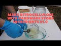 Make Nitrocellulose Or Gun Cotton With Hardware Store Ingredients!