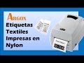 Etiquetas Textiles Impresas en Nylon Con Impresora Argox y Cortadora Automática