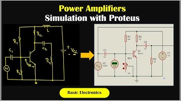 Class A Power Amplifier Simulation with Proteus || Basic Electronics