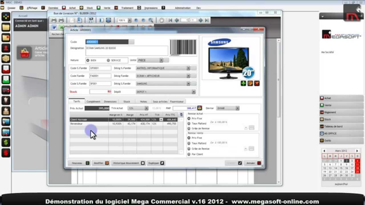 Logiciel De Gestion Commerciale En Tunisie Www Megasoft Online Com Youtube