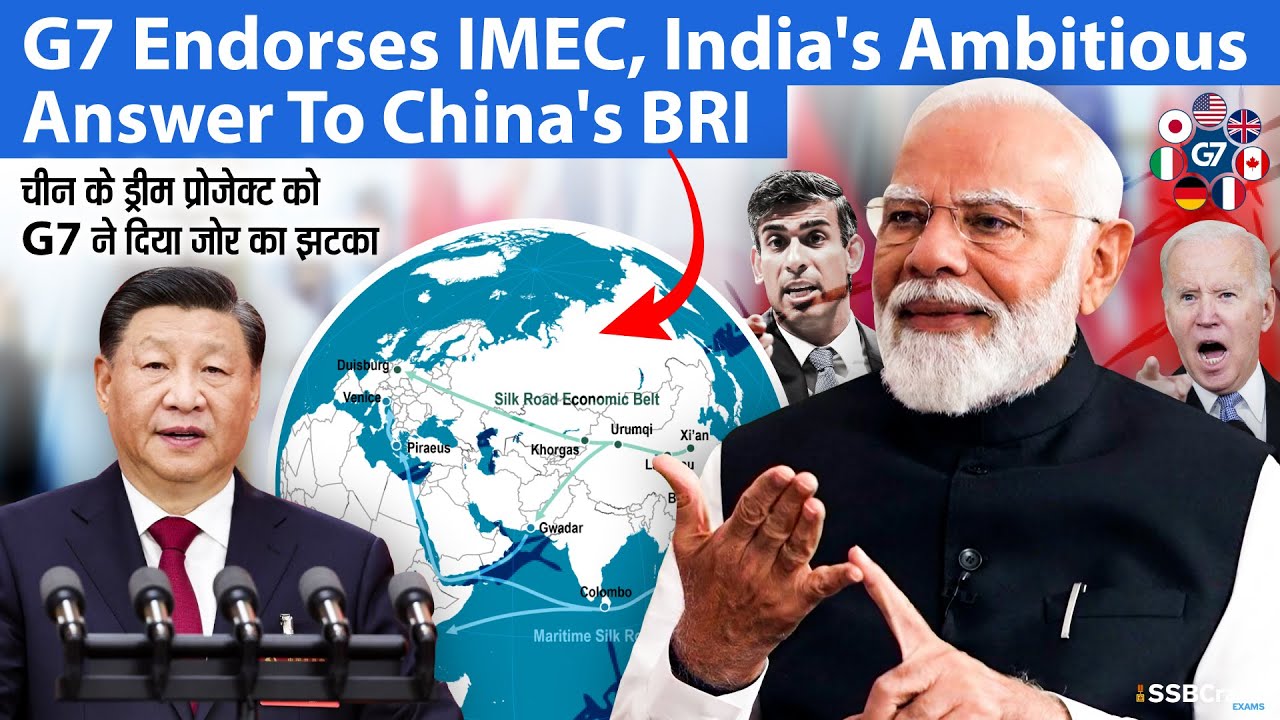 G7 Endorses IMEC, India's Ambitious Answer To China's BRI - YouTube