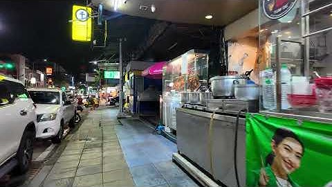 🇹🇭 [4K] Pattaya Klang Road massage shops, Third Road - Thailand 2025