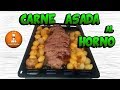 Carne asada al horno con patatas - Receta muy fácil y rica de Asado de Carne/FyRAmpisRecetas