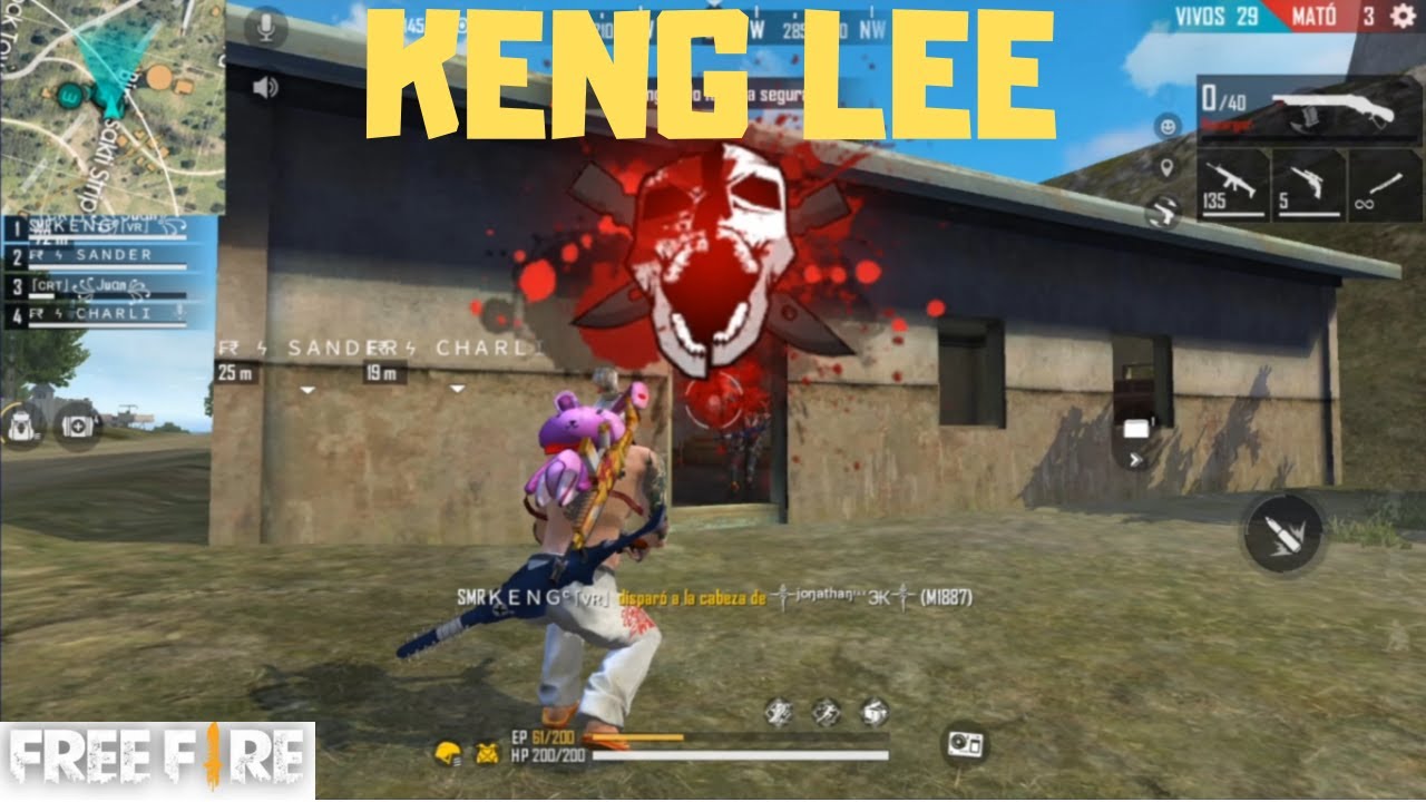 ASI JUEGA UN ex MIEMBRO DEL TEAM 24k -FREE FIRE - Keng Lee ...