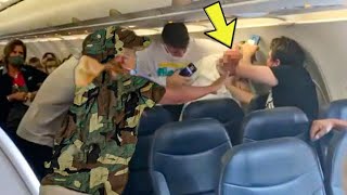 Military Officer Just Wanted To Get Home, When Man Confronted Her On Plane