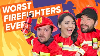 WORST FIREFIGHTERS EVER! in Coop Firefighting Game Embr