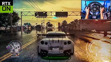 Need For Speed Heat | RAY TRACING | RTX (Steering Wheel+ Paddles) | Reshade Graphics Mod 2022