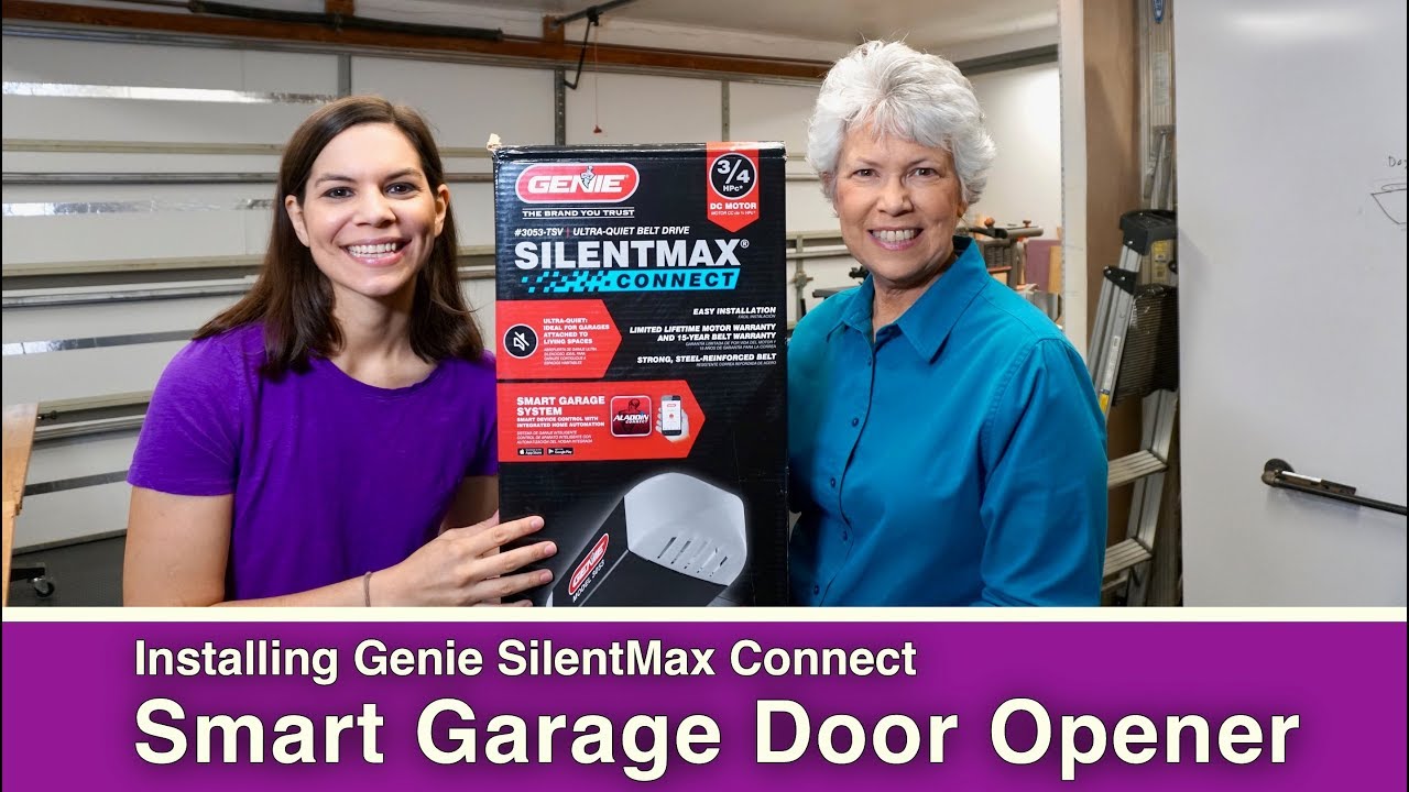 Modern Genie garage door opener installation youtube  garage door Style