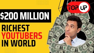 Top Richest Youtubers in the World 2022 | Jeffree Star  |  Ryan Kaji  |  Jake Paul |  Logan Paul