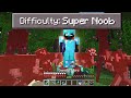 Tamatin Minecraft Difficulty SUPER NOOB! (membunuh tanpa memukul)